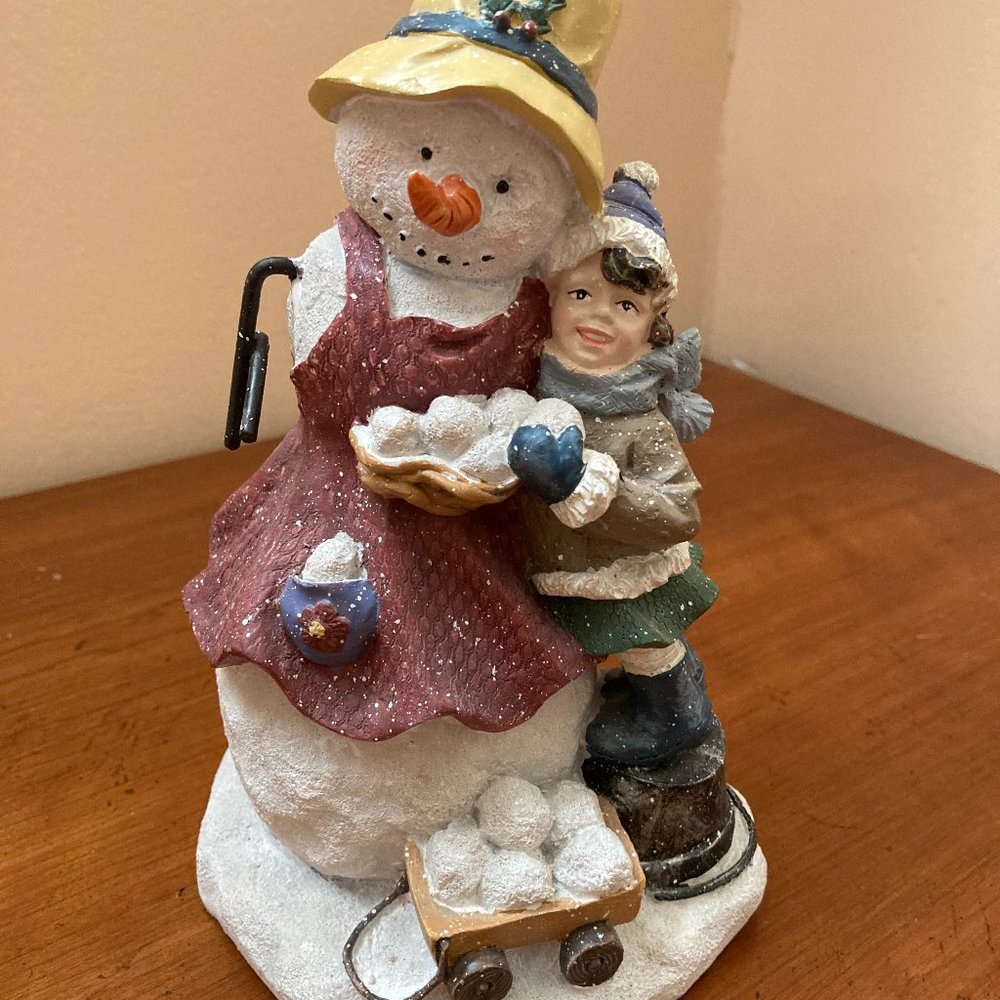 Snow Man Figurine Nantucket 8"